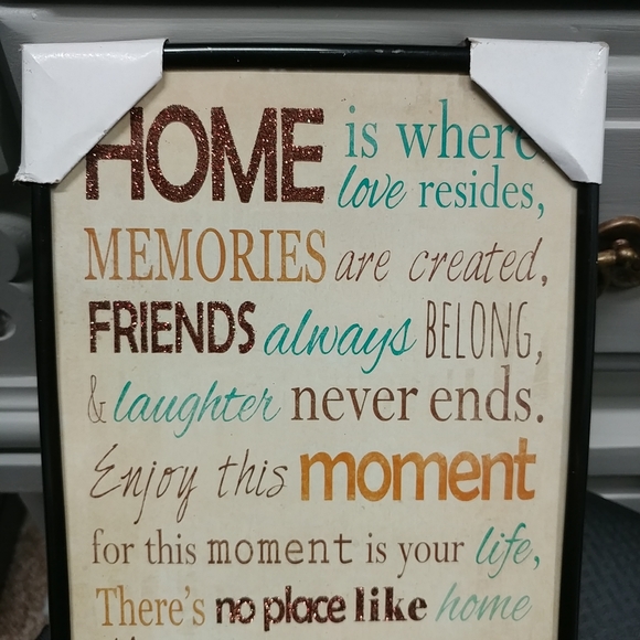 NEW Home Framed Wall Art Saying Decor Picture - Picture 10 of 11